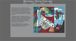 Desktop Screenshot of mitchell-nevinfineart.com